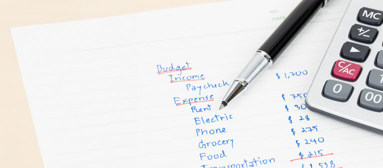 monthly budget